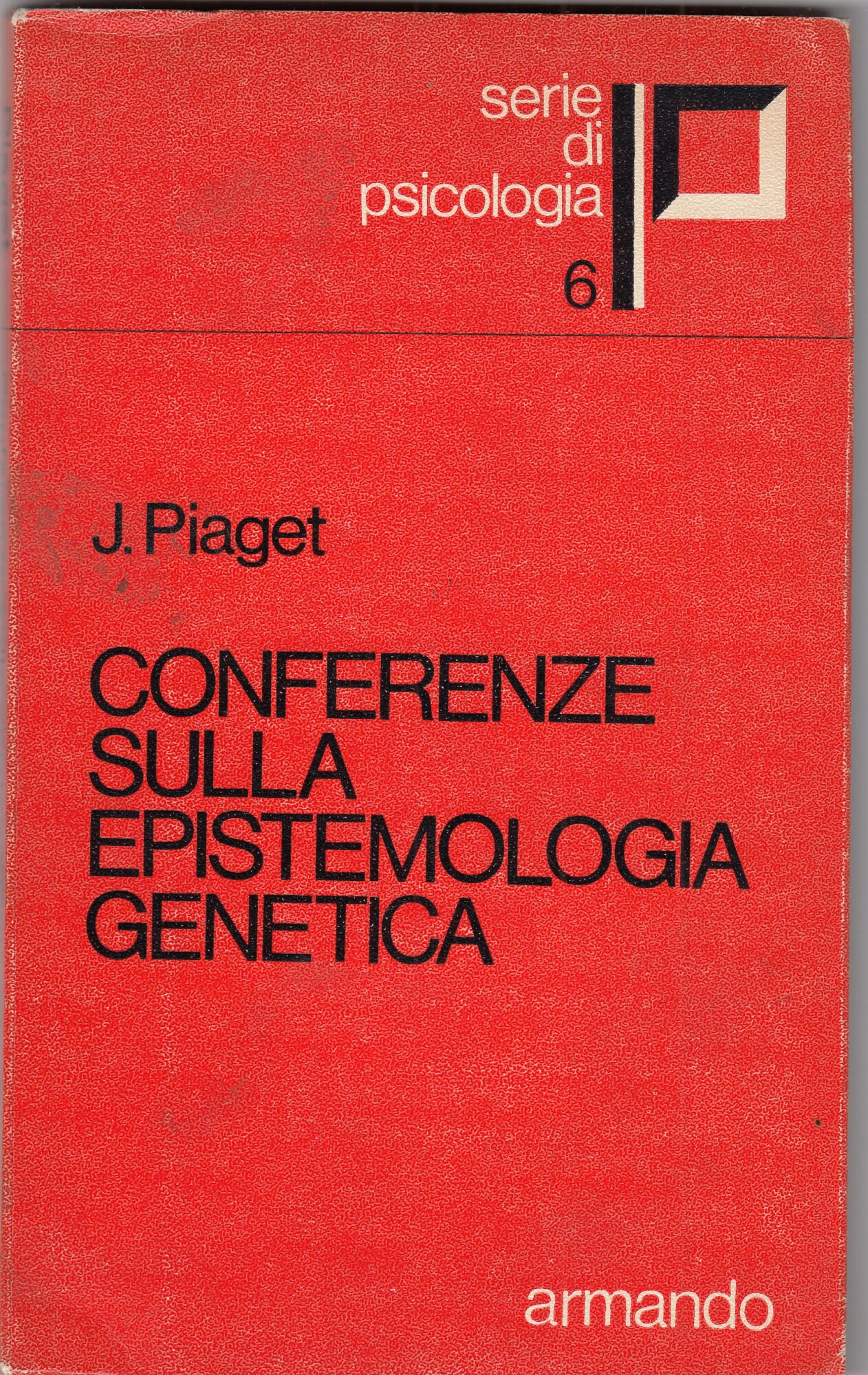 Conferenze sulla epistemologia genetica