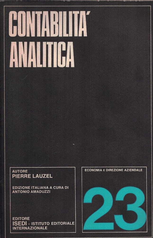 Contabilità analitica.