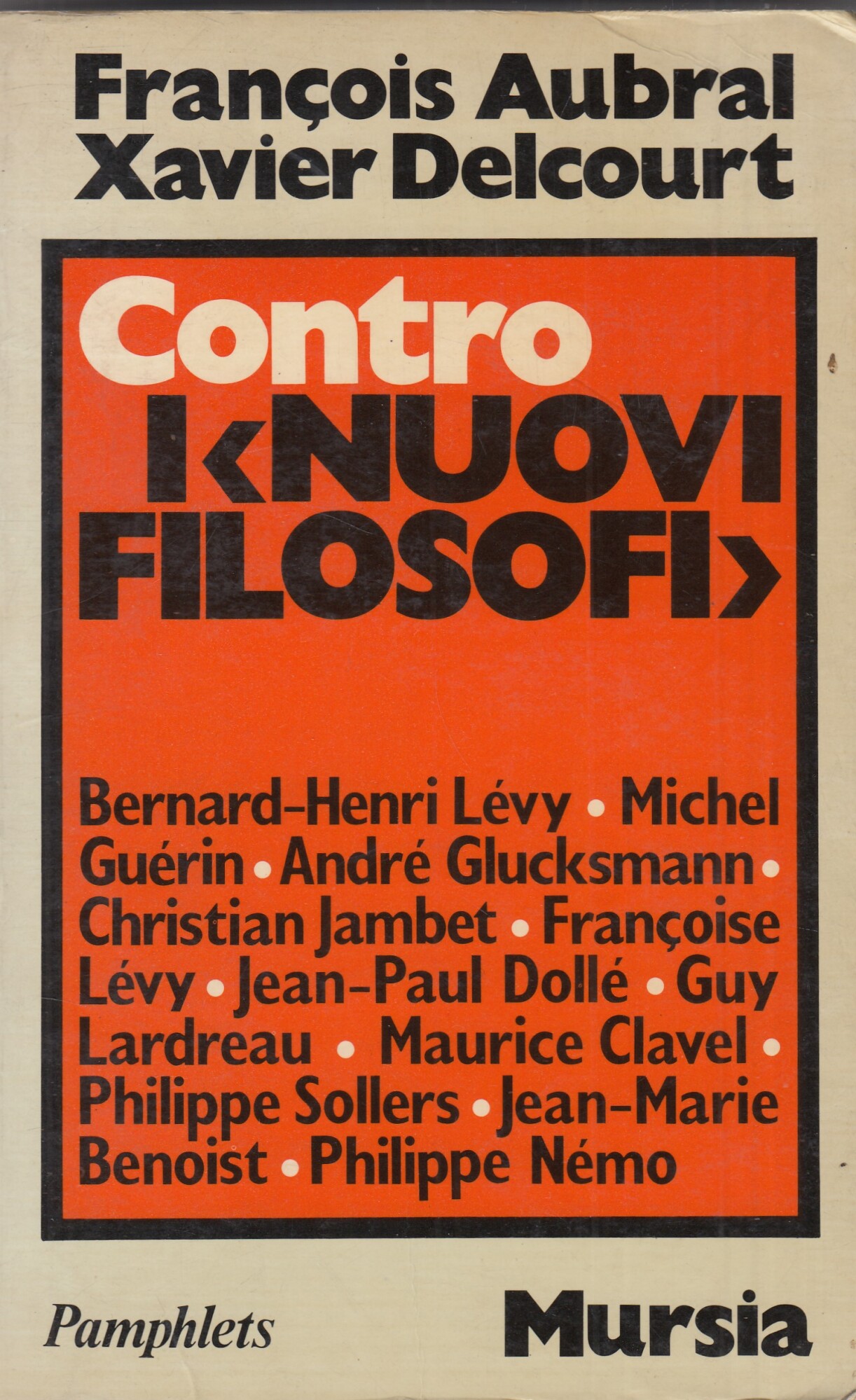 Contro i nuovi filosofi