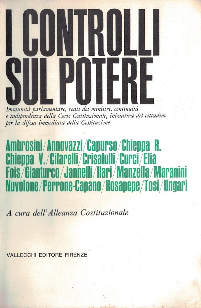 CONTROLLI SUL POTERE