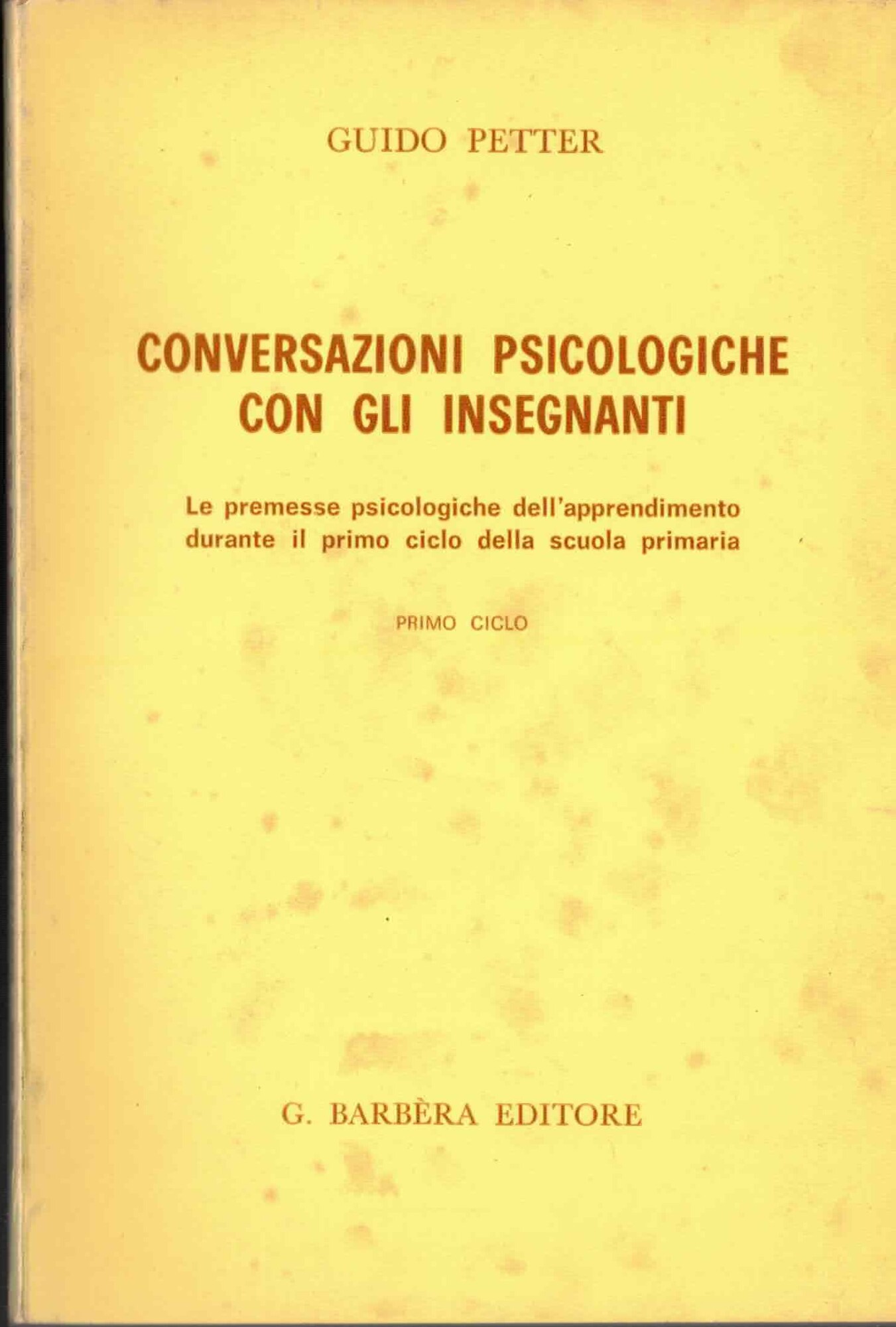 Conversazioni psicologiche con gli insegnanti