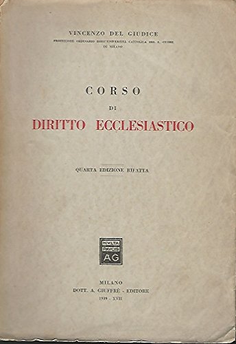 Corso di diritto ecclesiastico