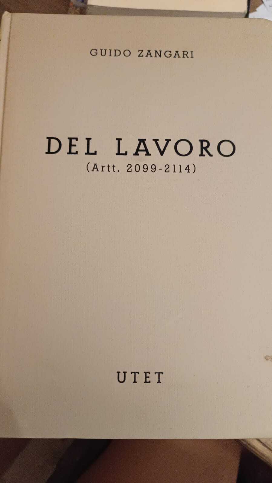 DEL LAVORO (ARTTT. 2099-2114)