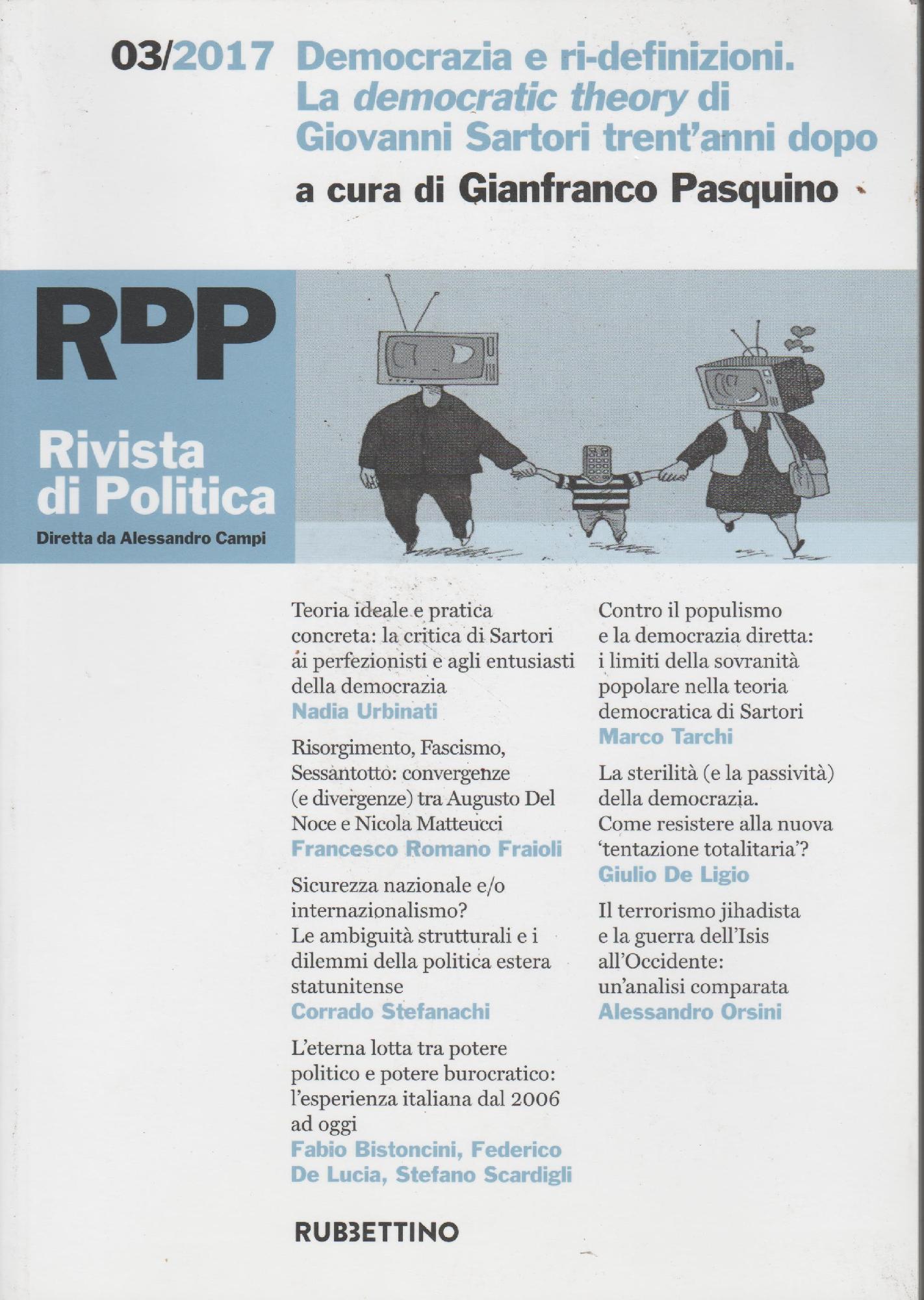 Democrazia e ri-definizioni La democratic theory di Giovanni Sartori trent'anni …