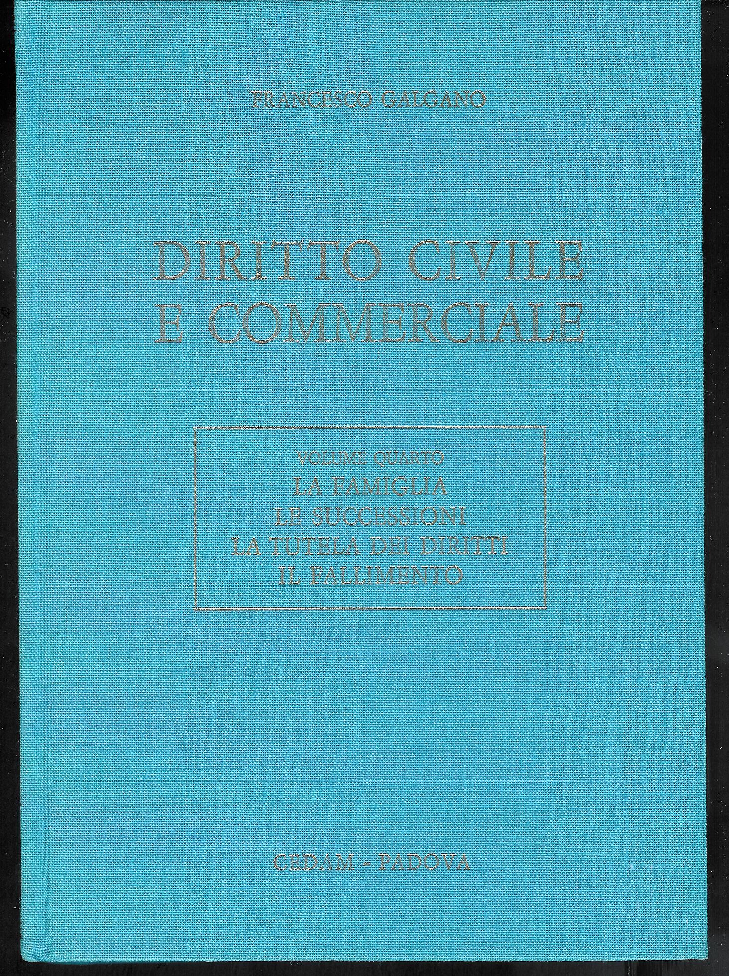 Diritto civile e commerciale Vol. 4 : La famiglia, le …
