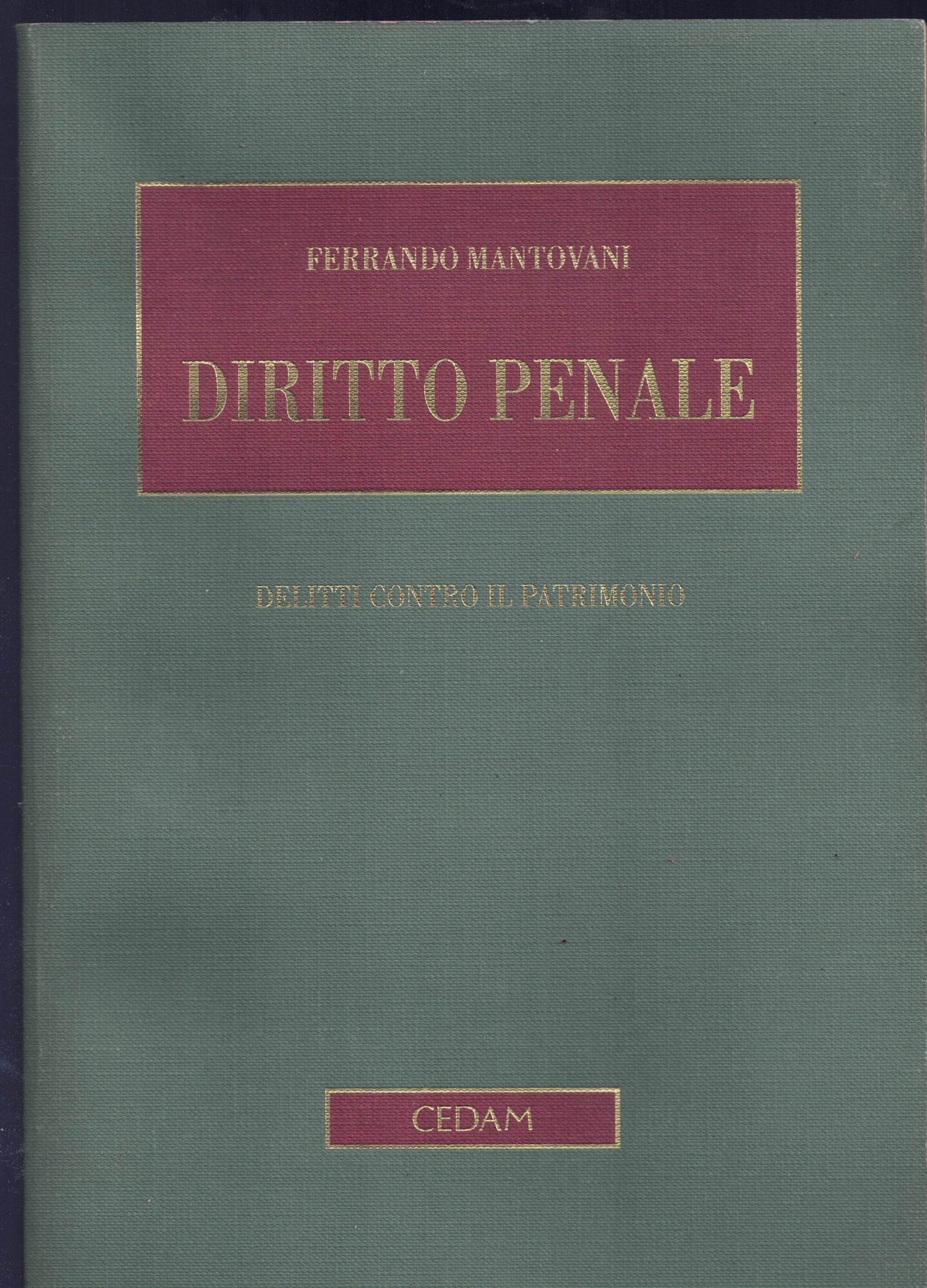 Diritto penale. Parte speciale: i reati contro il patrimonio
