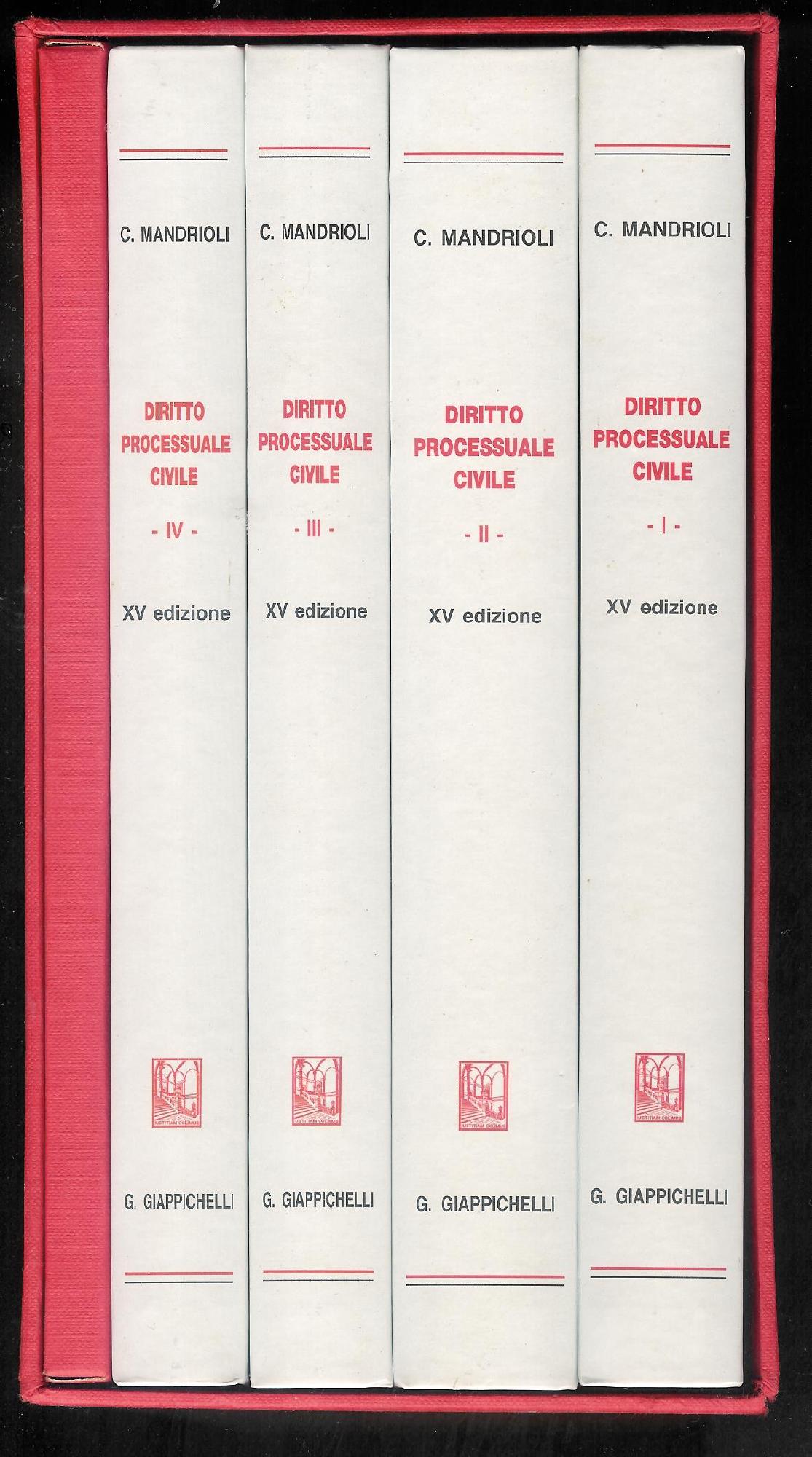 Diritto processuale civile ( 4 VOLL. IN COFANETTO )