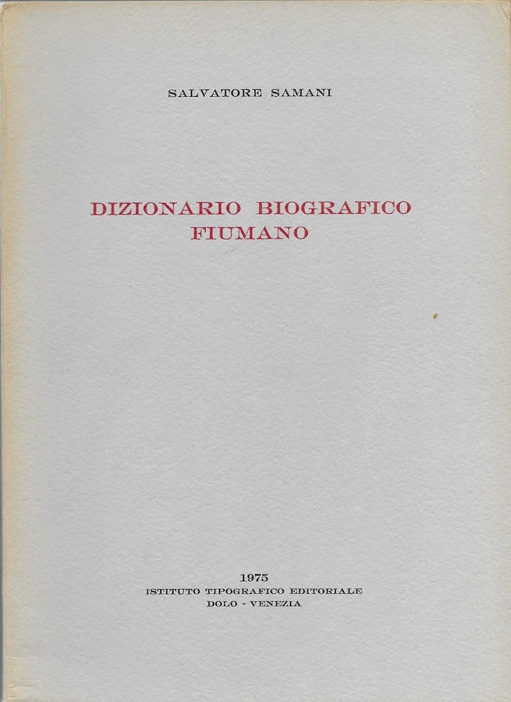 DIZIONARIO BIOGRAFICO FIUMANO