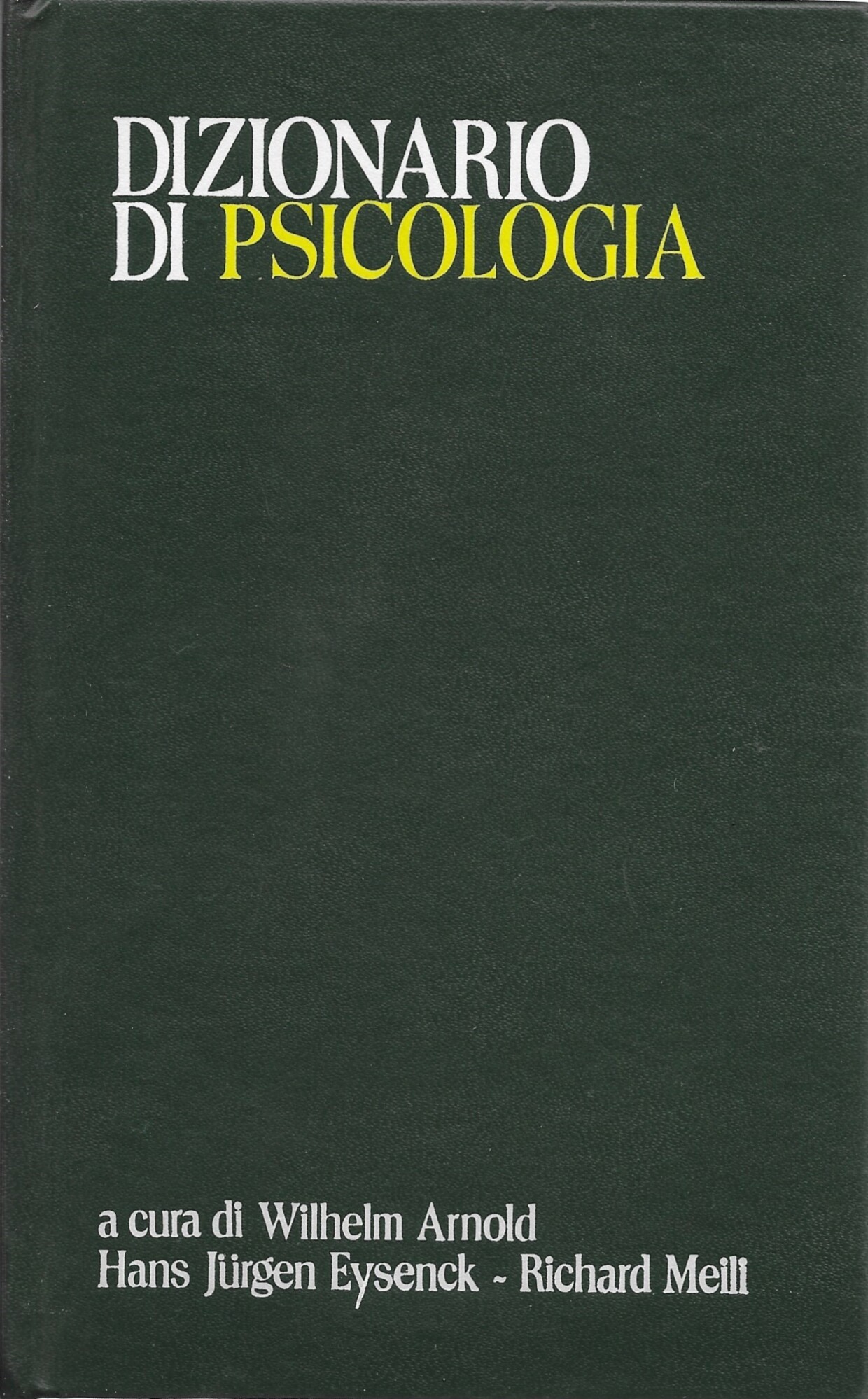 DIZIONARIO DI PSICOLOGIA