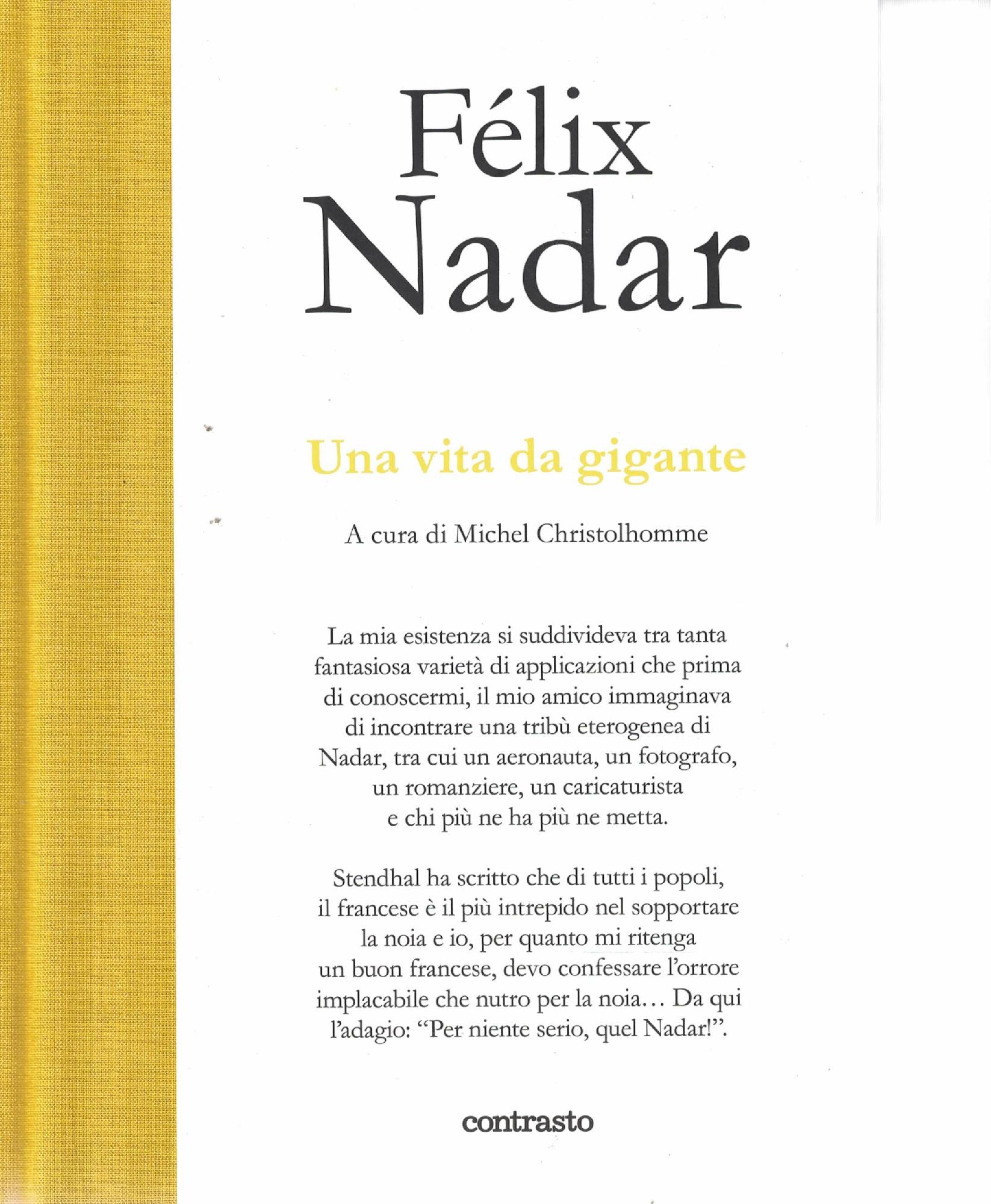 Félix Nadar : una vita da gigante