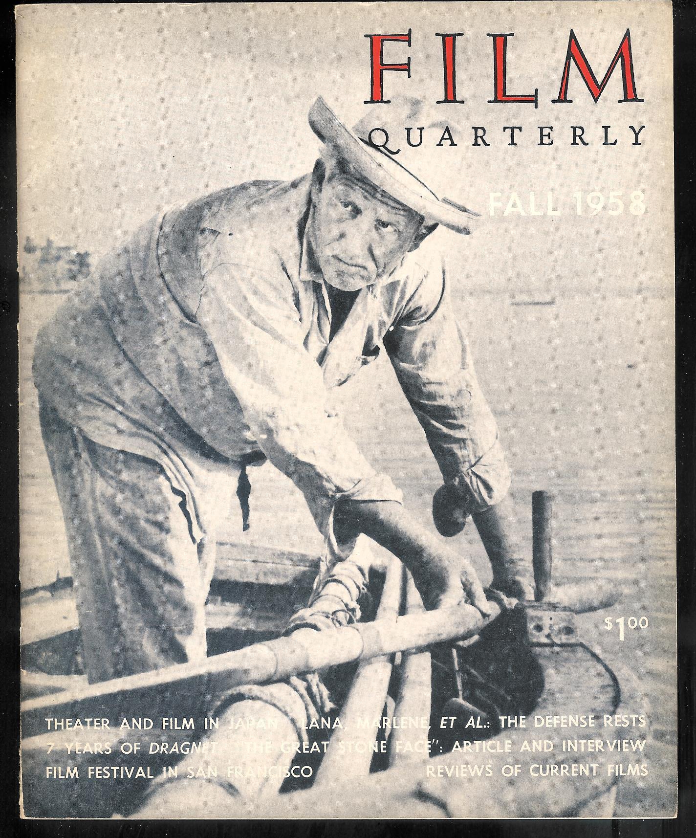 Film quaterly - Fall 1958 - Vol. XII n^ 1