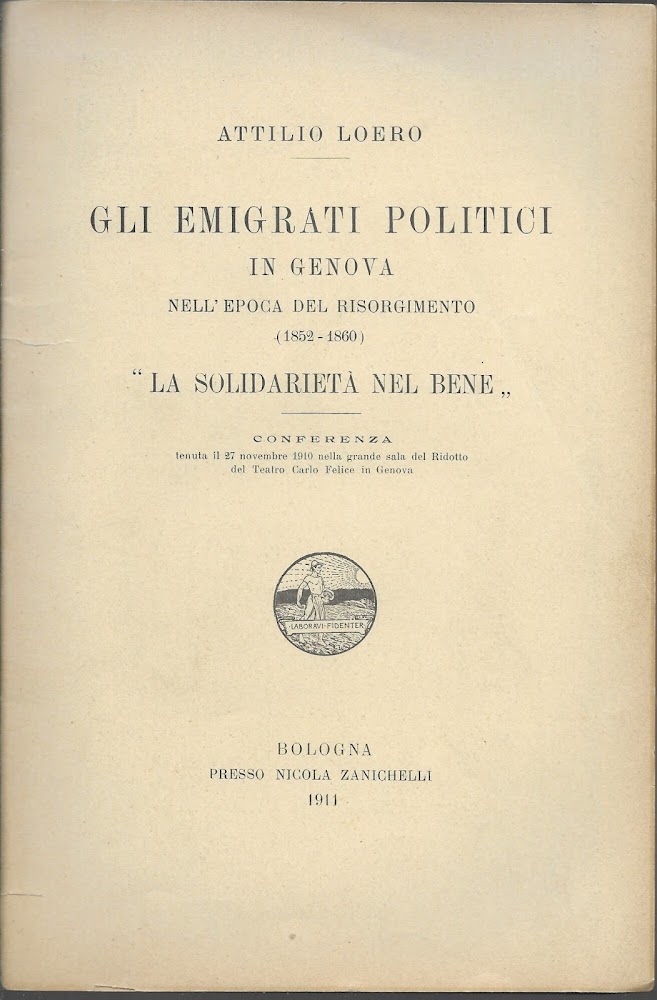 GLI EMIGRATI POLITICI IN GENOVA NELL ' EPOCA DEL RISORGIMENTO …