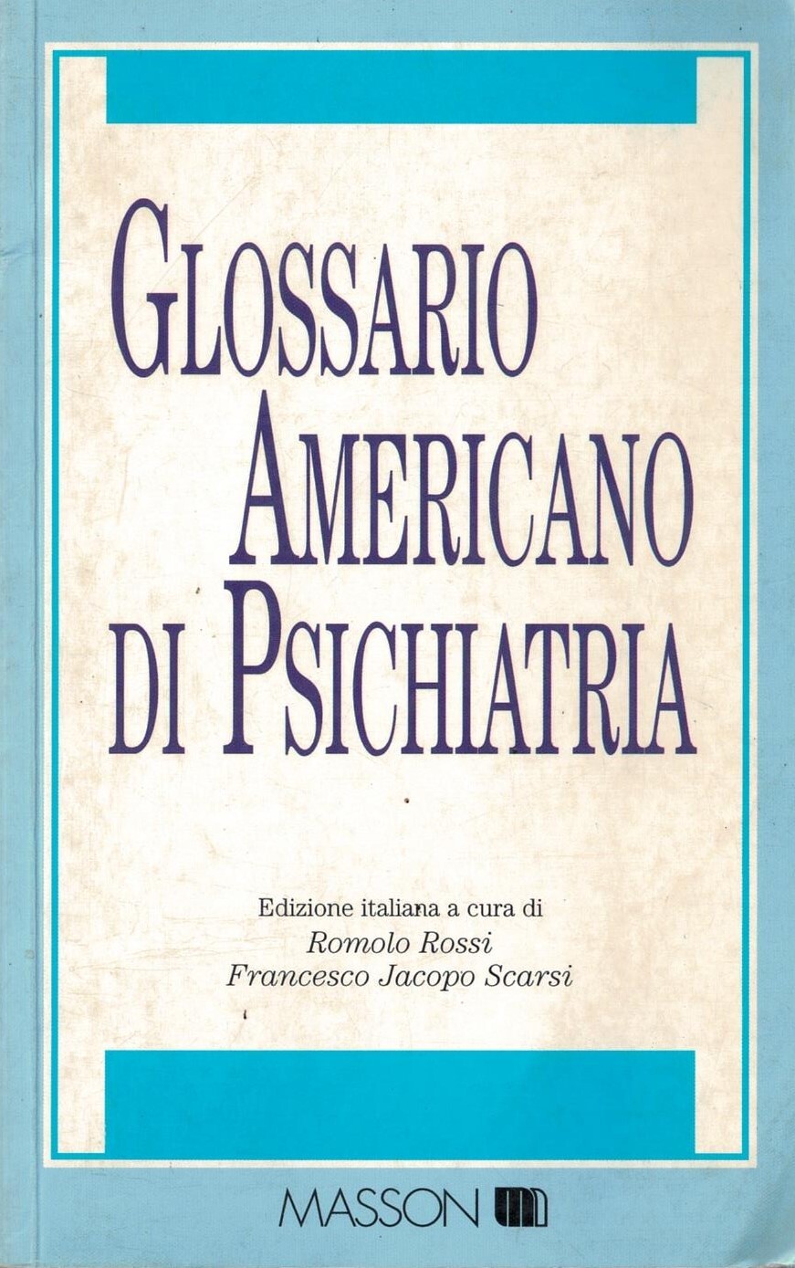Glossario americano di psichiatria