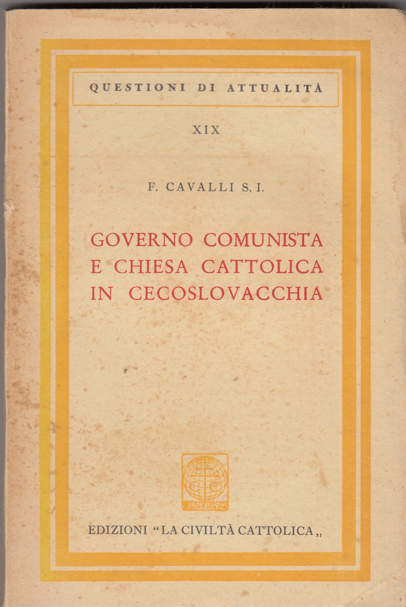 Governo comunista e chiesa cattolica in Cecoslovacchia