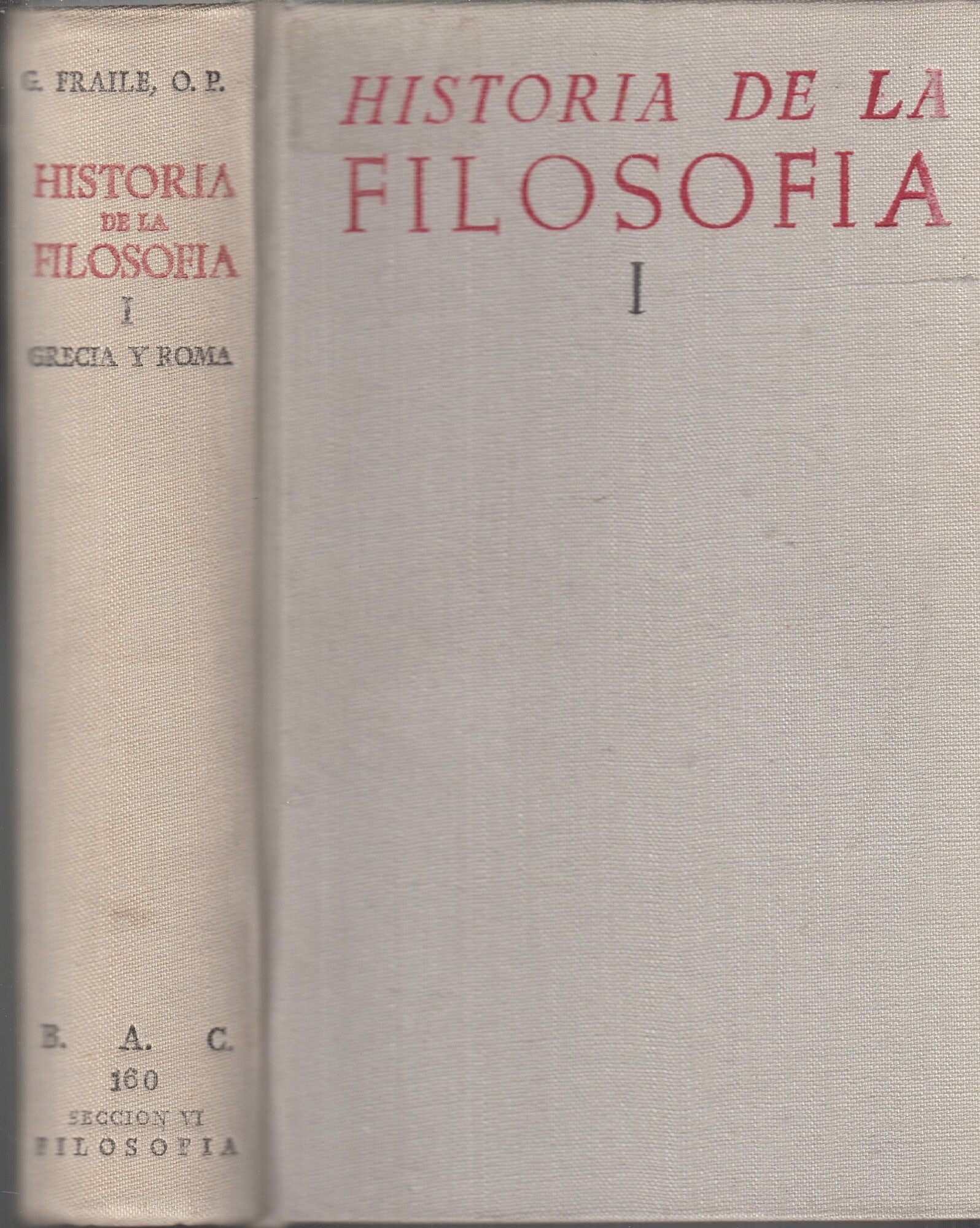 Historia de la filosofia Vol 1