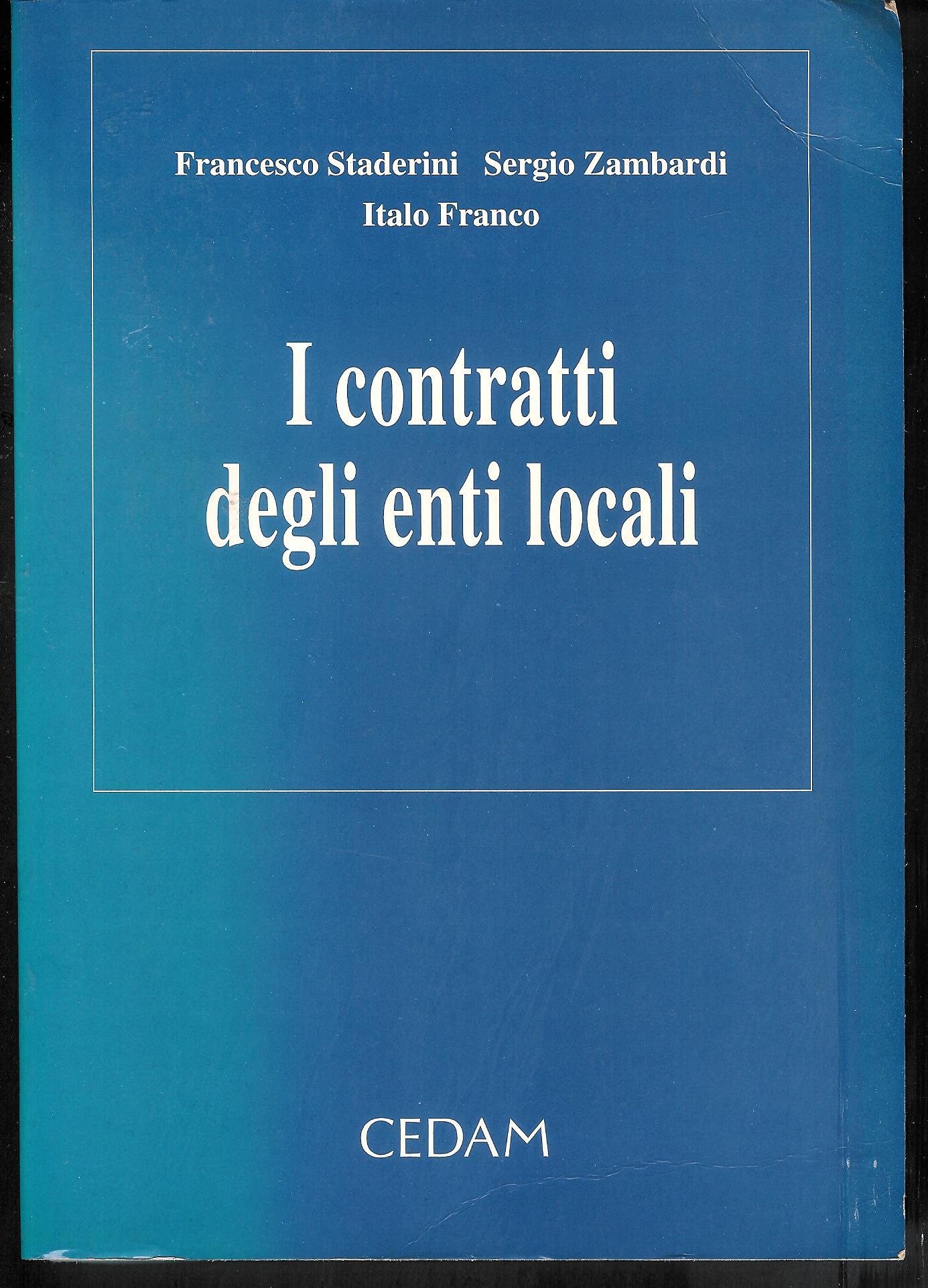 I contratti degli enti locali