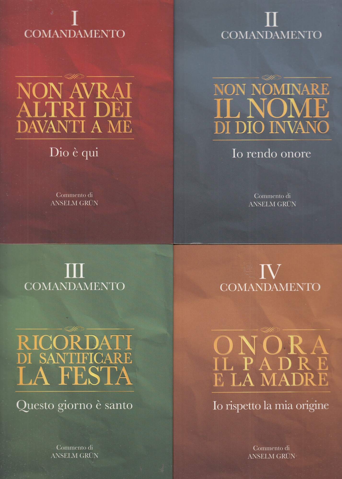 I dieci comandamenti.