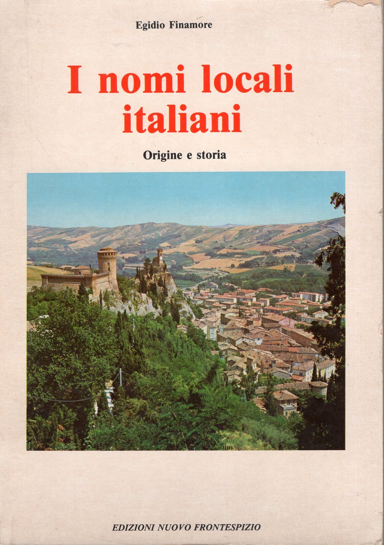 I nomi locali italiani origine e storia