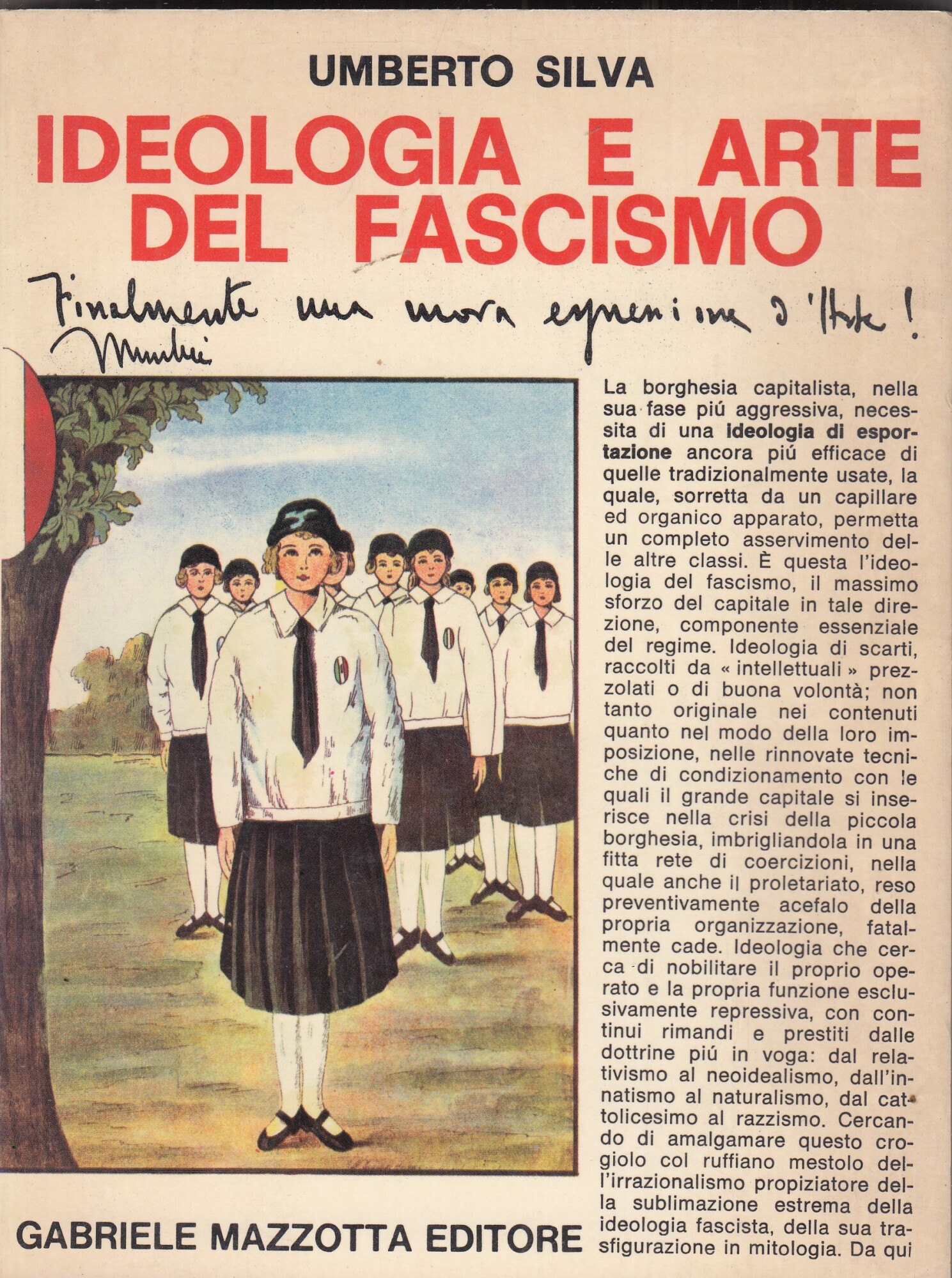 Ideologia e arte del fascismo.