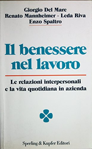 Il benessere nel lavoro