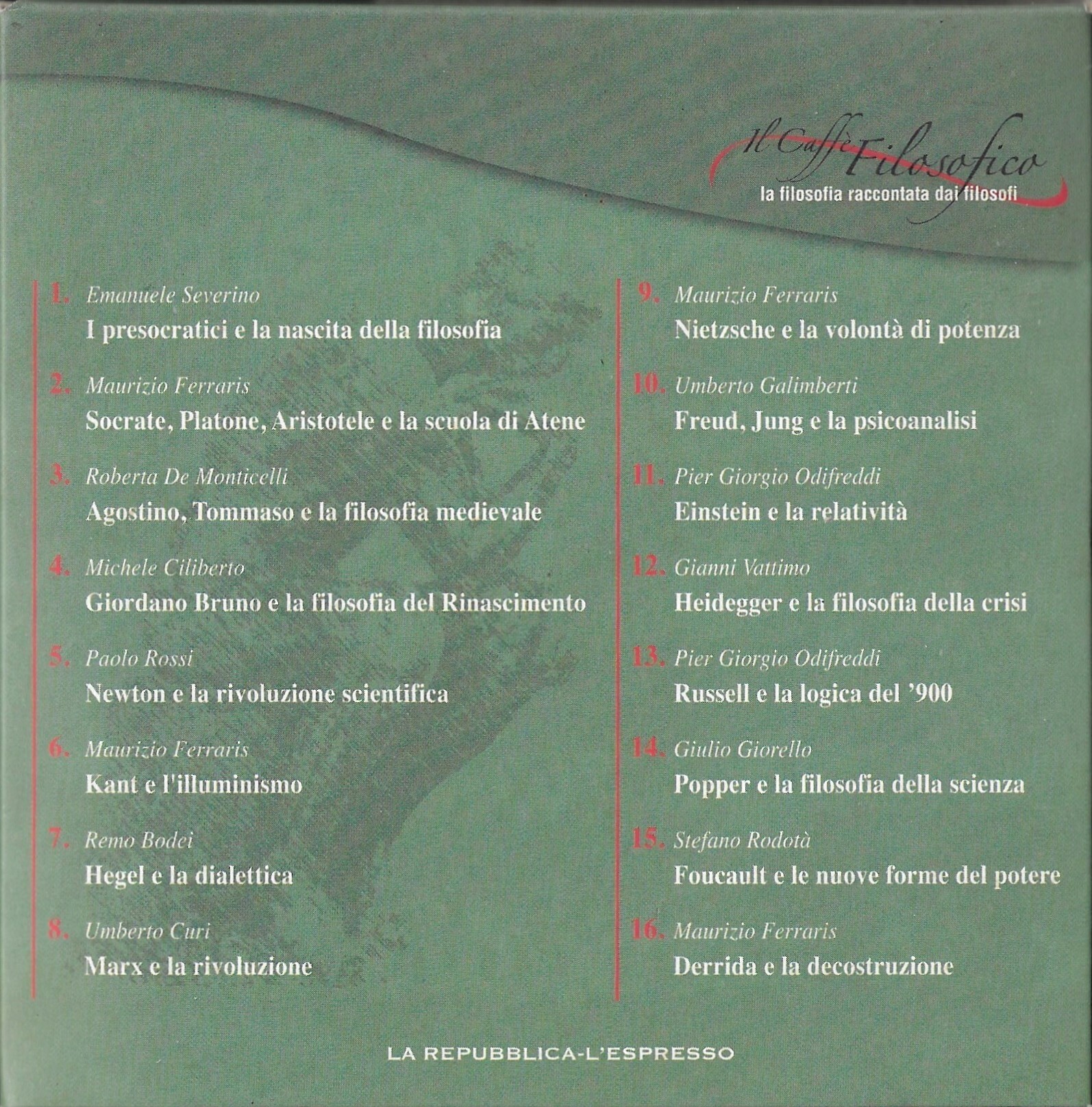 Il Caffè Filosofico (16 DVD)