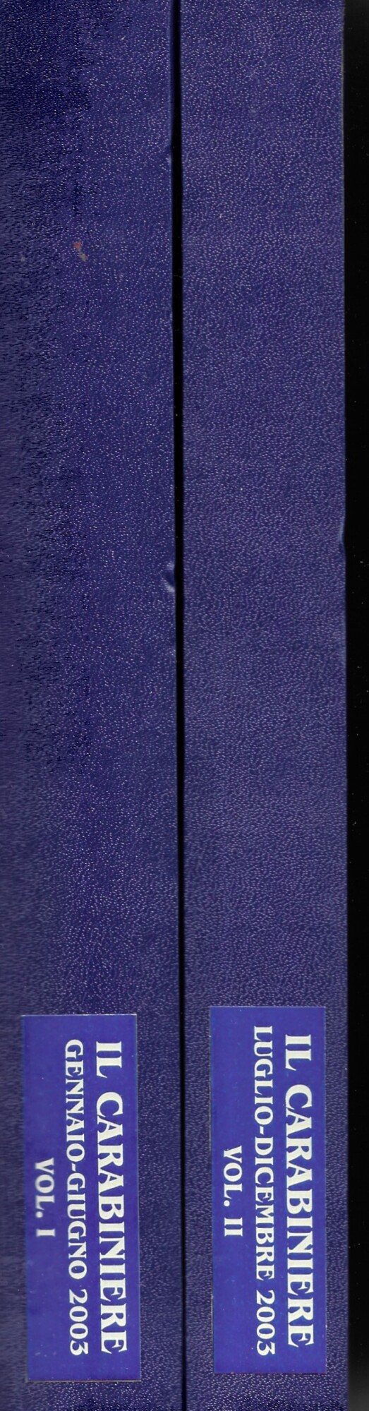 IL CARABINIERE - Annata completa rilegata Anno 2003 - Due …