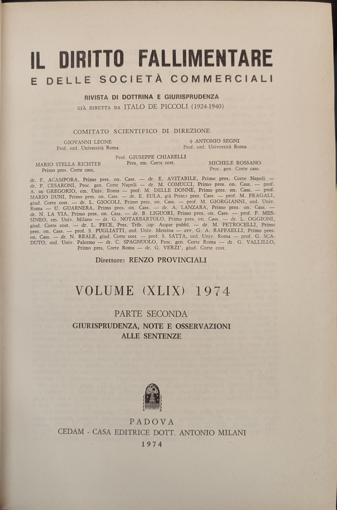 Il diritto fallimentare e delle società commerciali. Rivista di dottrina …