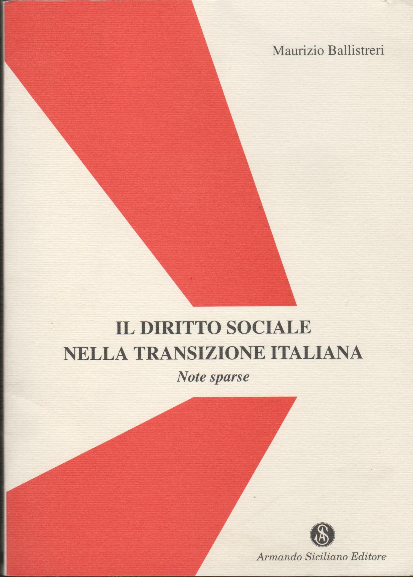 Il diritto sociale nella transizione italiana