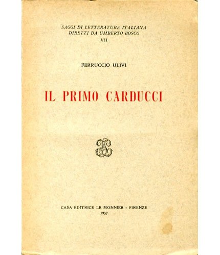 Il primo Carducci.