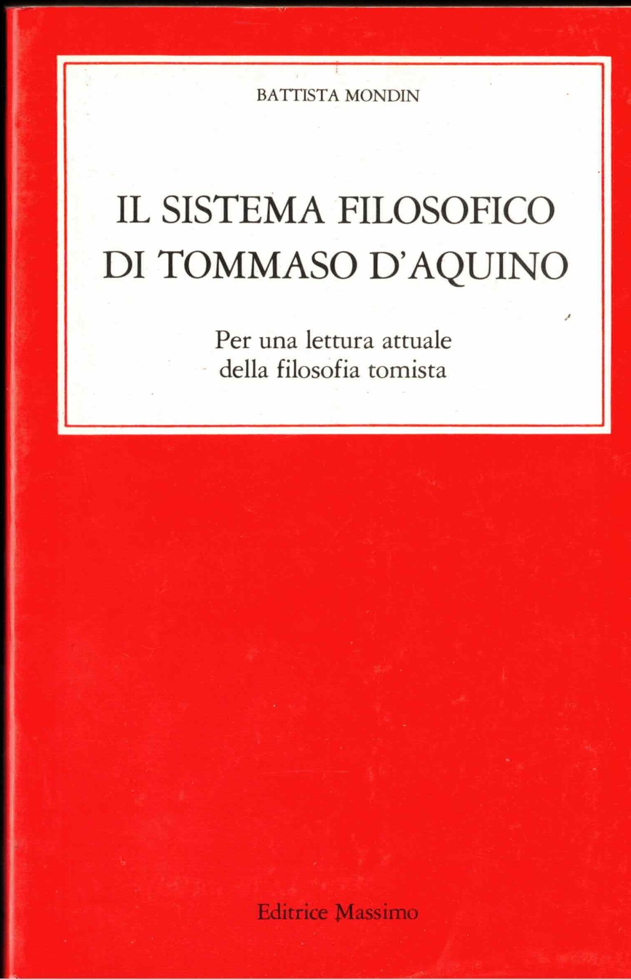 Il sistema filosofico di Tommaso D'Aquino