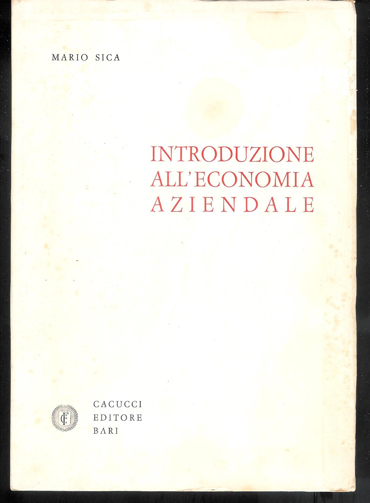 Introduzione all'economia aziendale