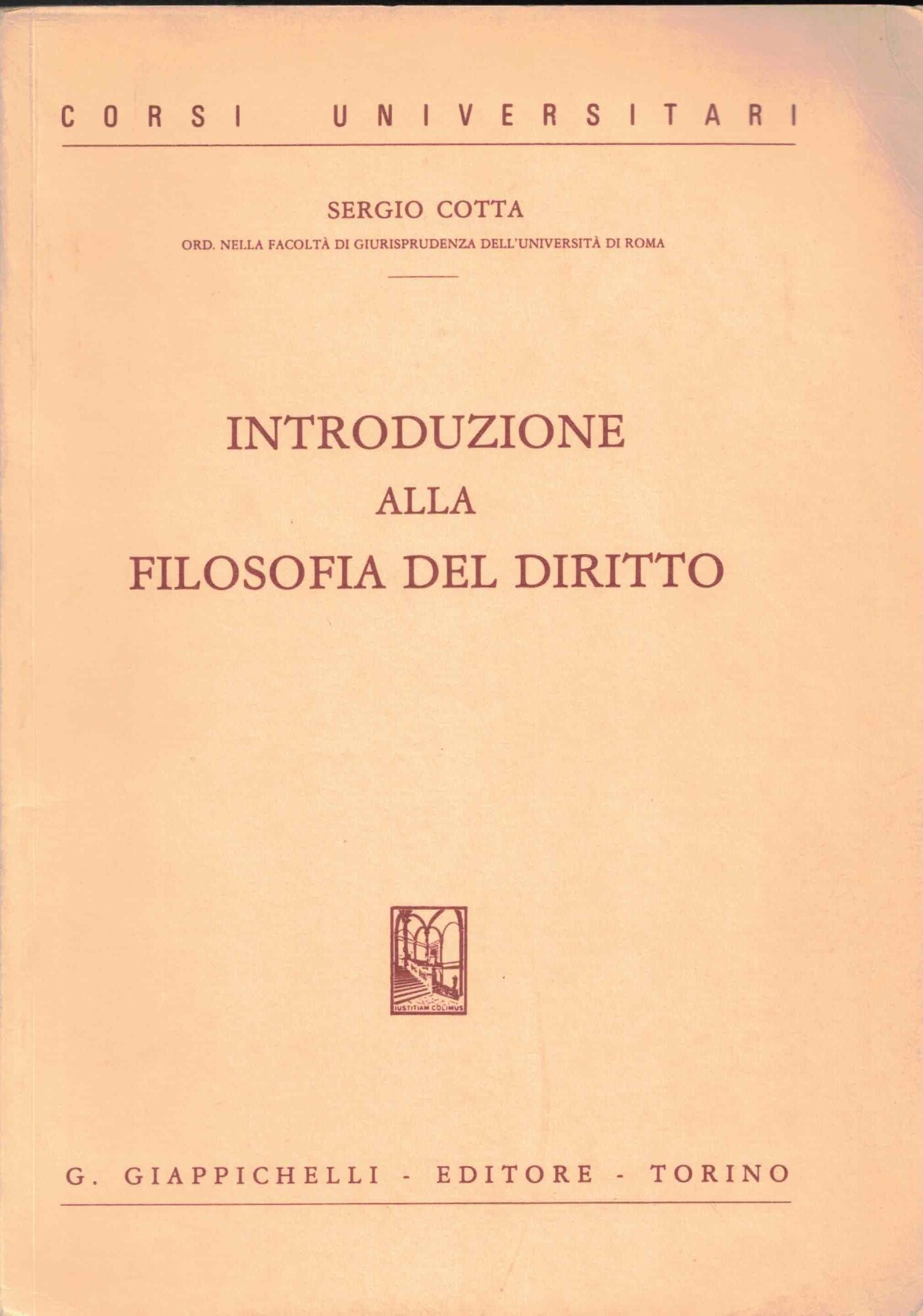 Introduzione alla filosofia del diritto.
