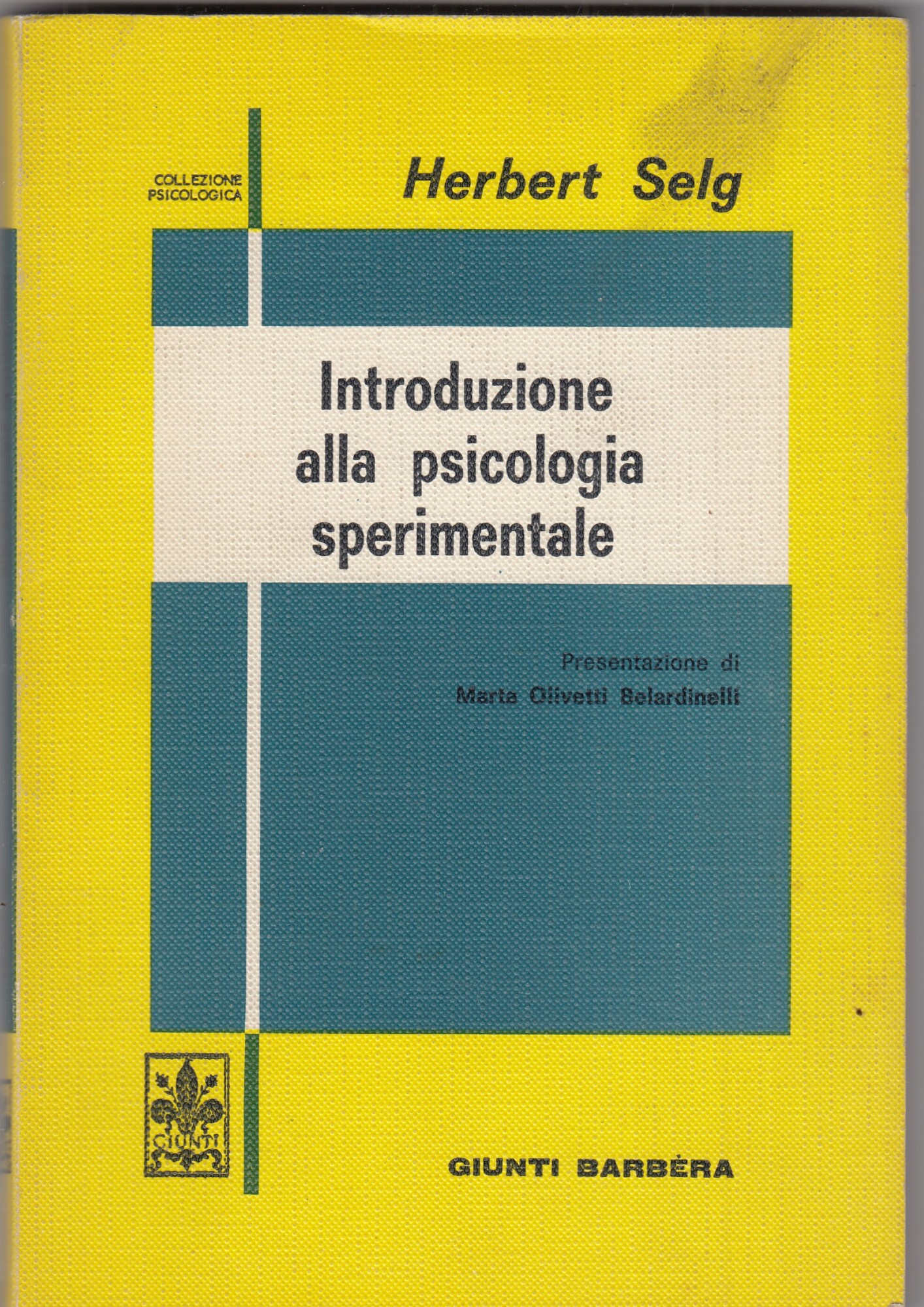 Introduzione alla psicologia sperimentale