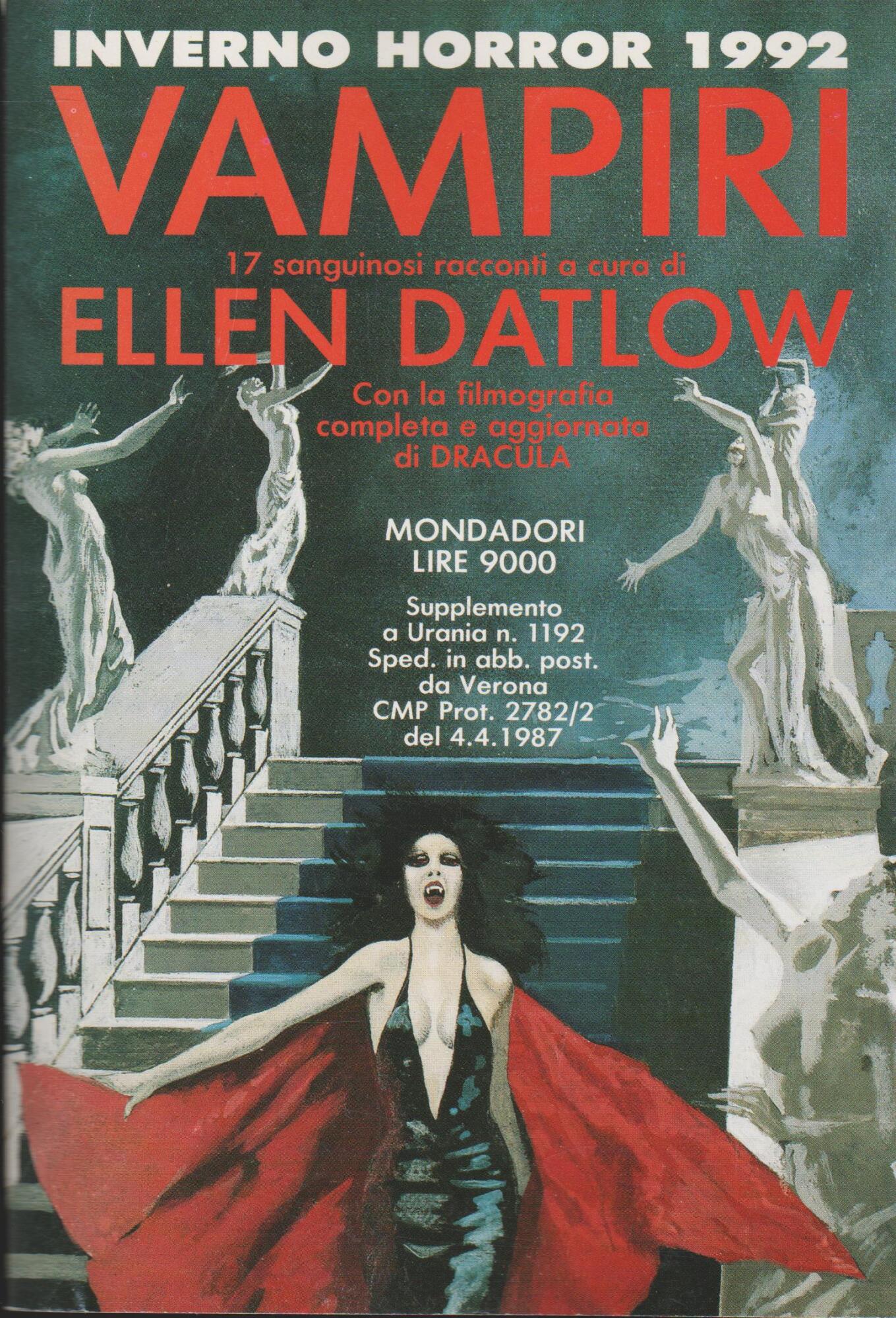 Inverno Horror 1992 - VAMPIRI 17 sanguinosi racconti, supplemento Urania …