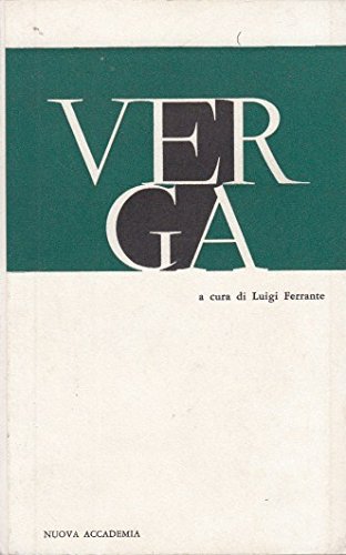 L- VERGA- FERRANTE- NUOVA ACCADEMIA- LA LETTURA ITALIANA-- 1964- B- …