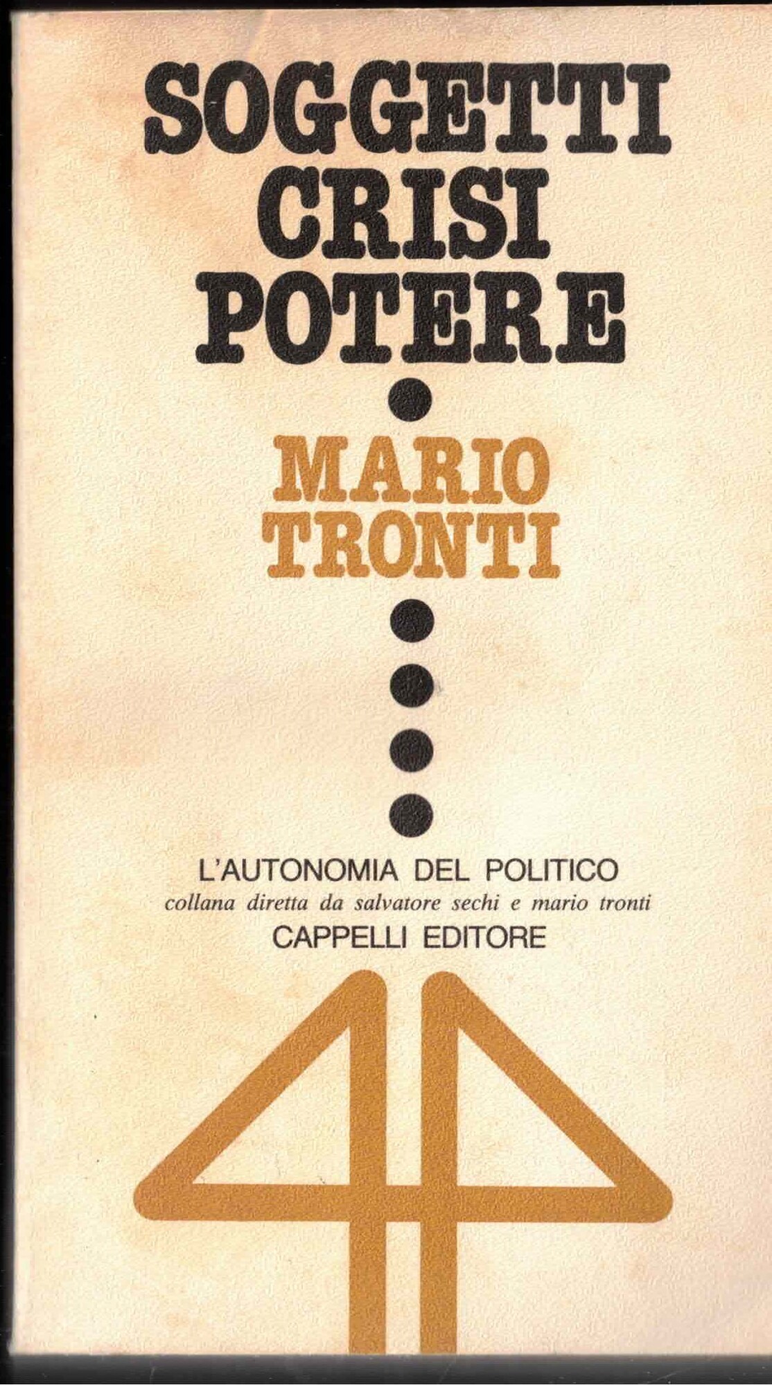L'autonomia del politico