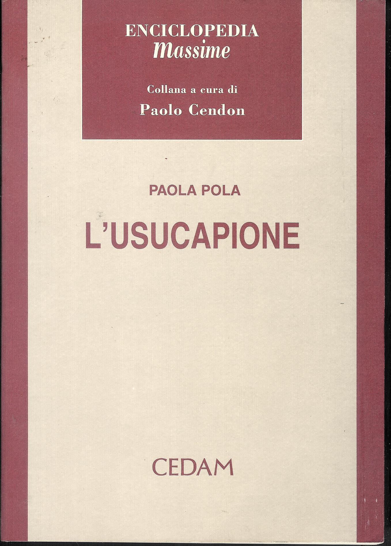 L'usucapione