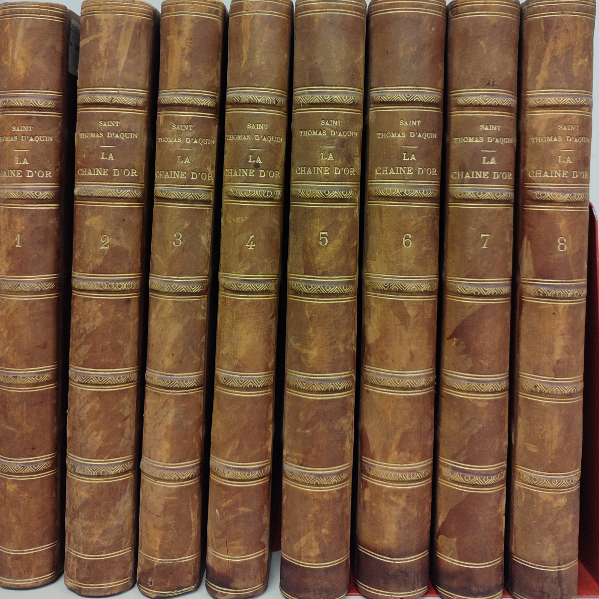 La chaine d'or. Saint Thomas D'Aquin. 8 volumi