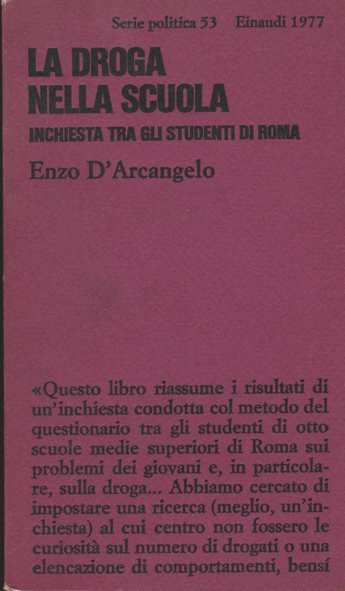 La droga nella scuola. Inchiesta tra gli studenti di Roma