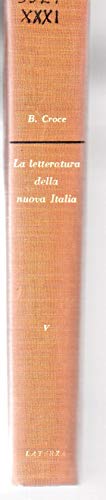 La letteratura della Nuova Italia Volume Quinto IV edizione 1957