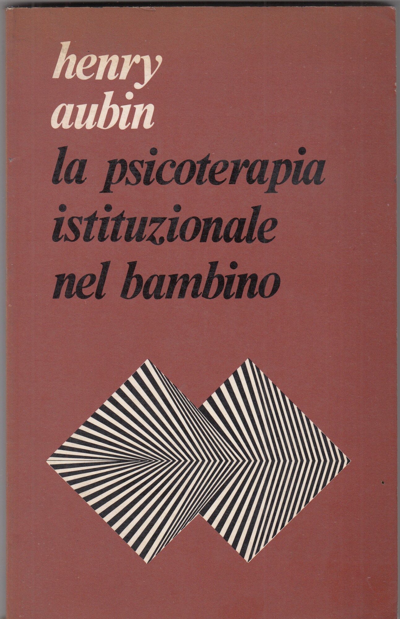 La psicoterapia istituzionale nel bambino.