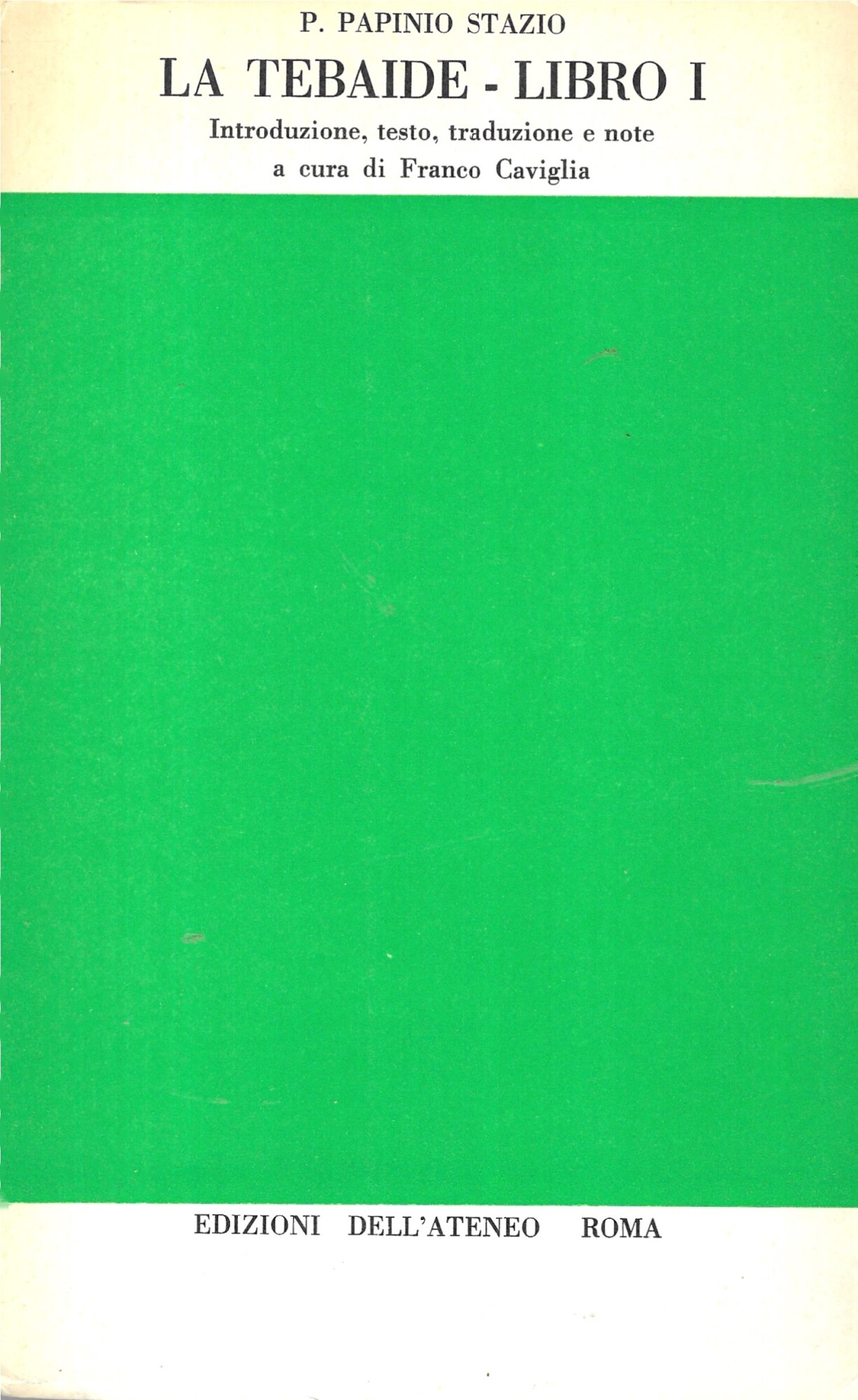LA TEBAIDE - Libro I -