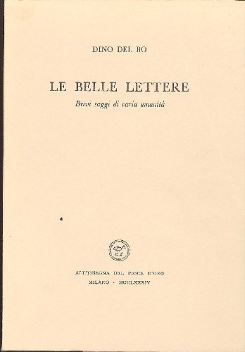 Le belle lettere
