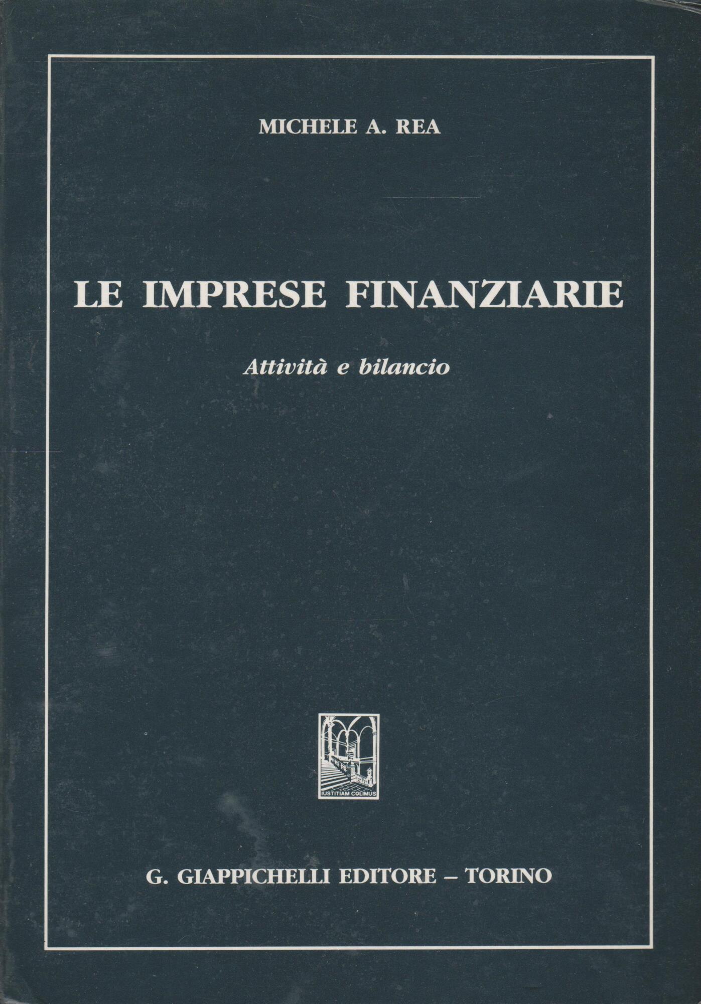 LE IMPRESE FINANZIARIE Attività e bilancio