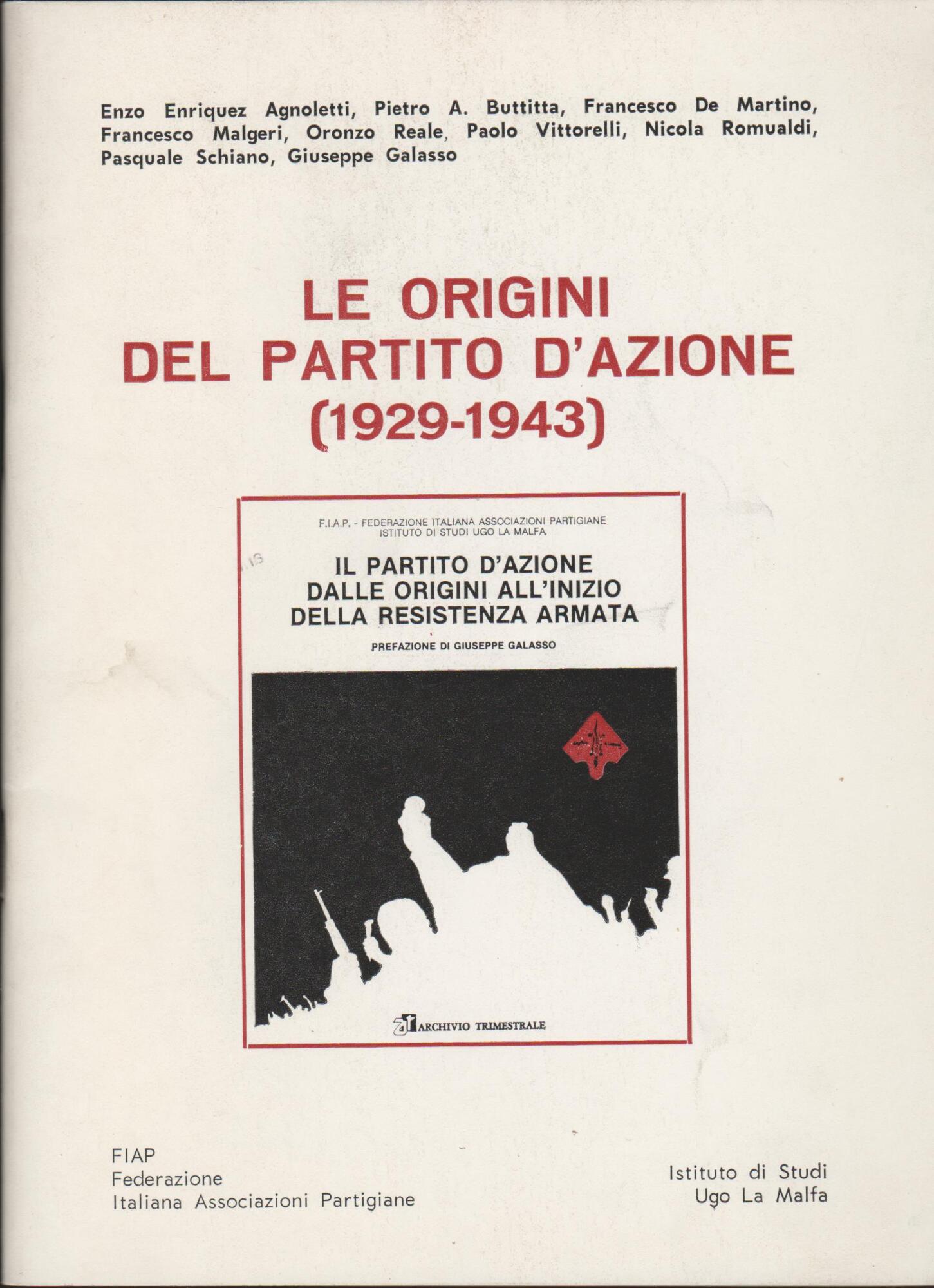 LE ORIGINI DEL PATTO DI AZIONE (1929-1943)