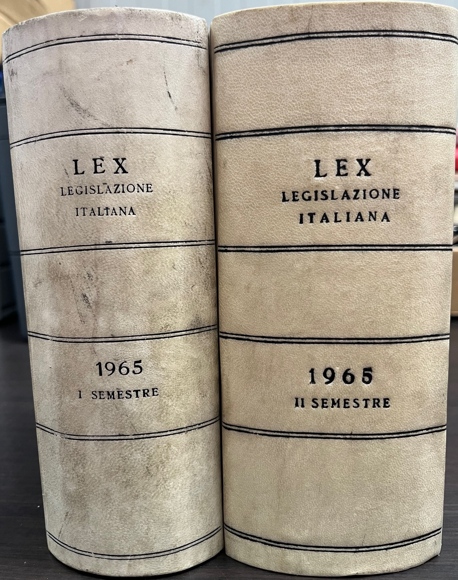 LEX. LEGISLAZIONE ITALIANA. 2 VOLUMI. ANNATA COMPLETA. 1965