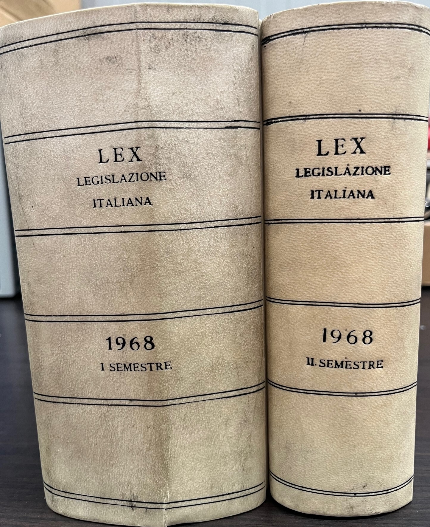 LEX. LEGISLAZIONE ITALIANA. 2 VOLUMI. ANNATA COMPLETA. 1968