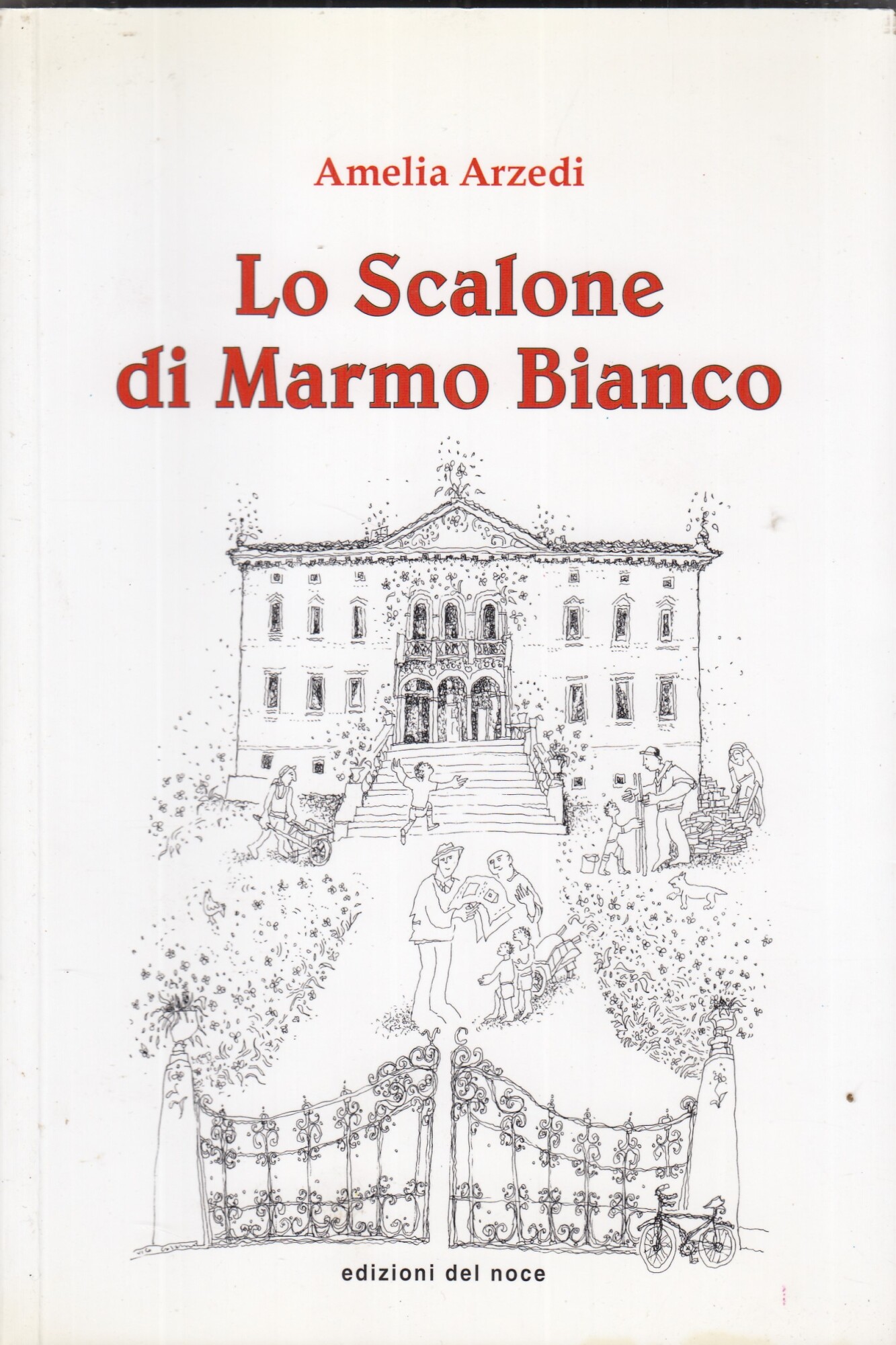 Lo scalone di marmo bianco