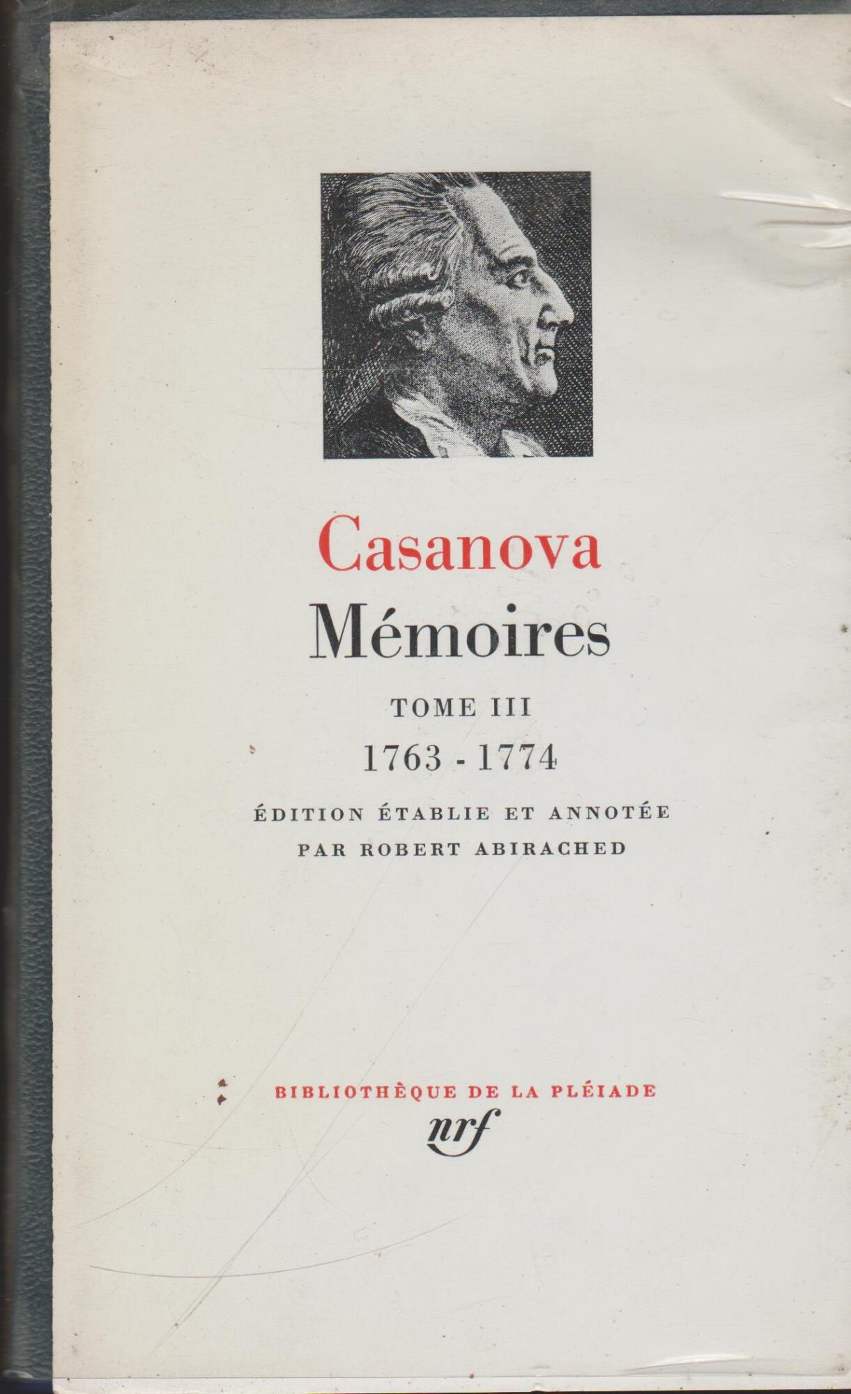 Mémories Tomo III 1763-1774