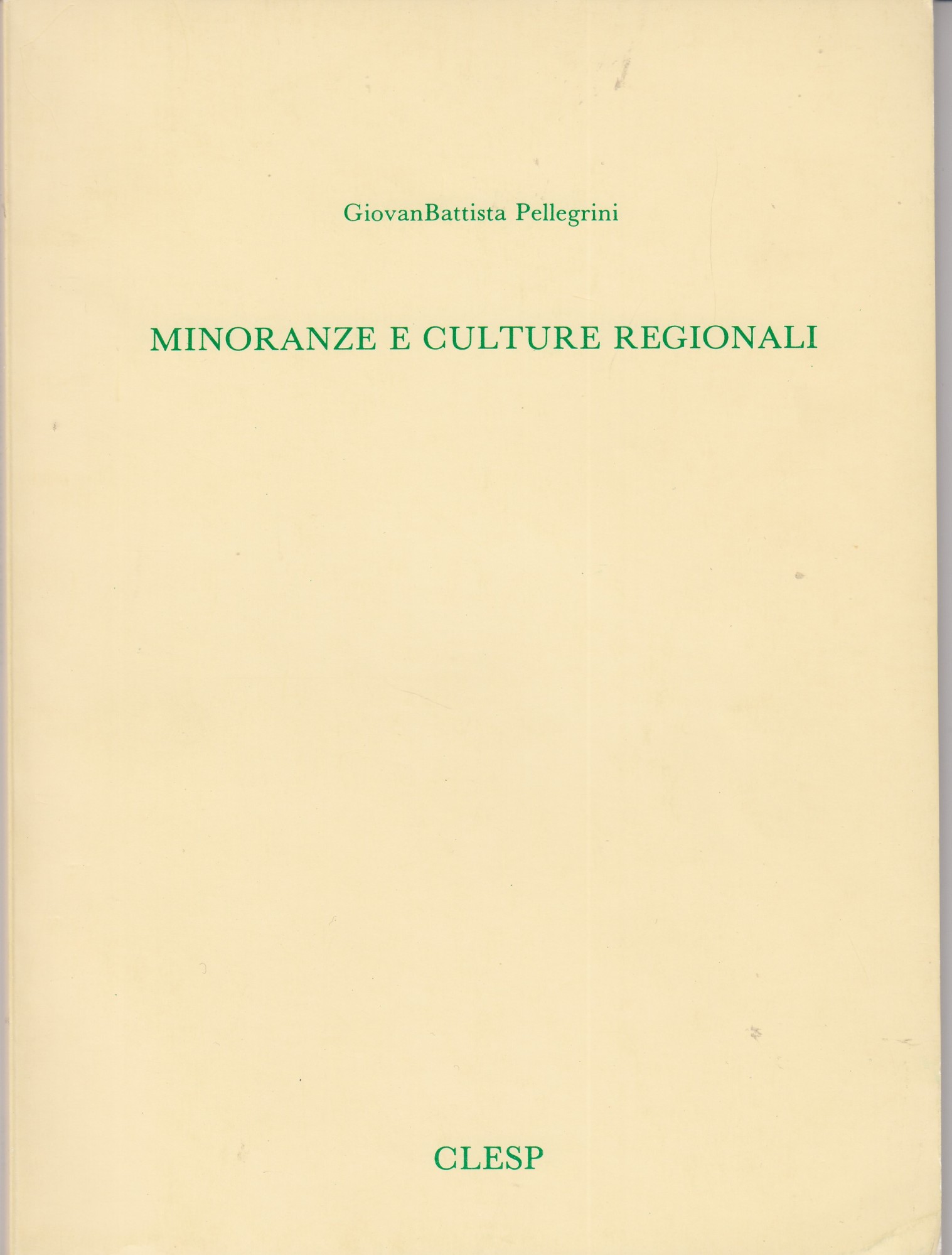 Minoranze e culture regionali
